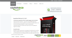 Desktop Screenshot of commeco.de